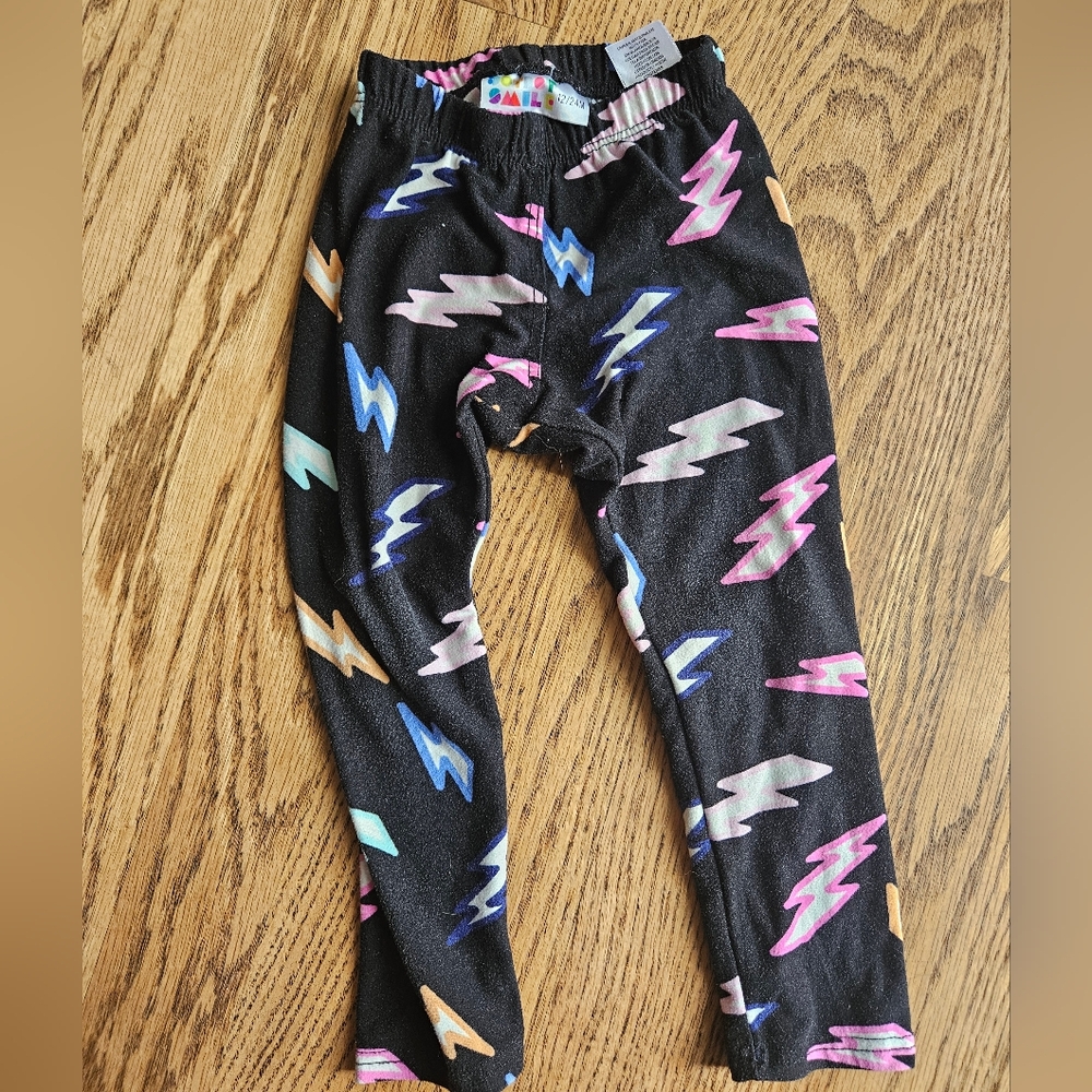 Colorful Lightning Bolt Leggings